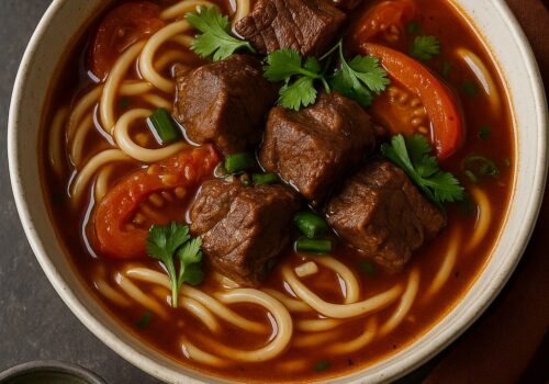 Taiwanese Spicy Beef Noodle