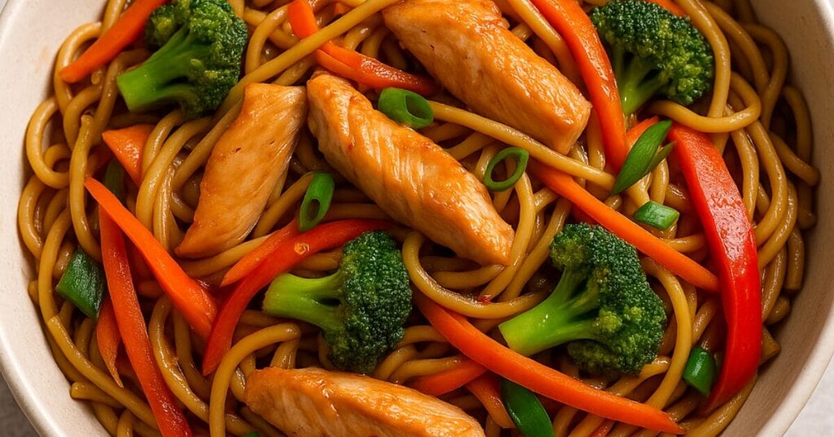 Easy Chicken Lo Mein