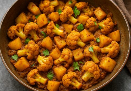 Punjabi cauliflower with potatoes