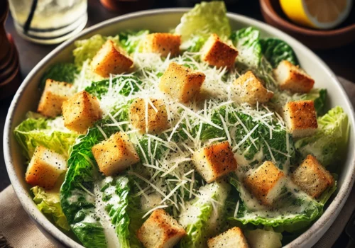Classic Golden Steer Caesar Salad A Luxurious Twist on a Timeless Favorite