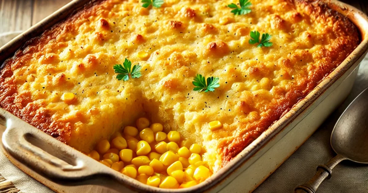 Cracker Barrel-Style Corn Casserole A Comfort Classic for Every Occasion!