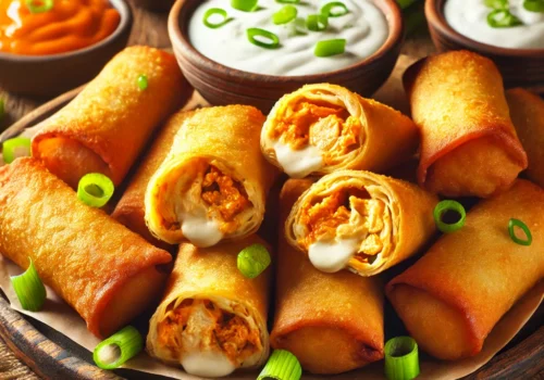 Crispy Buffalo Chicken Egg Rolls A Flavor Explosion in Every Bite