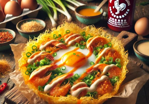 Crunchy Vietnamese Rice Paper Snack (Bánh Tráng Nướng)