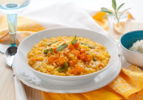 Pumpkin risotto