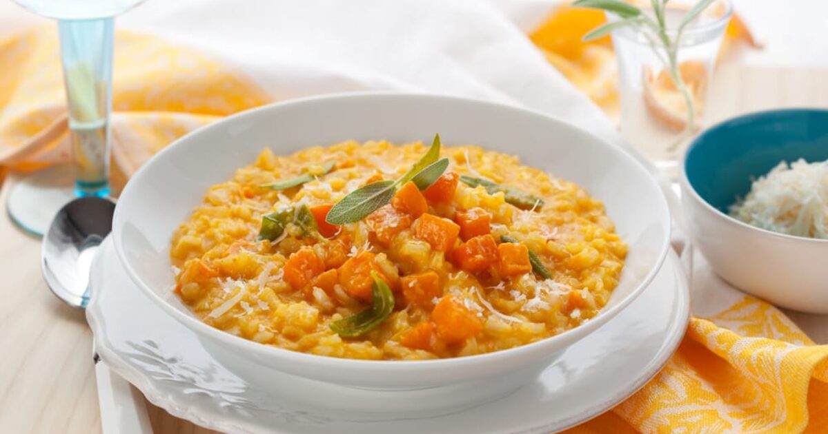 Pumpkin risotto