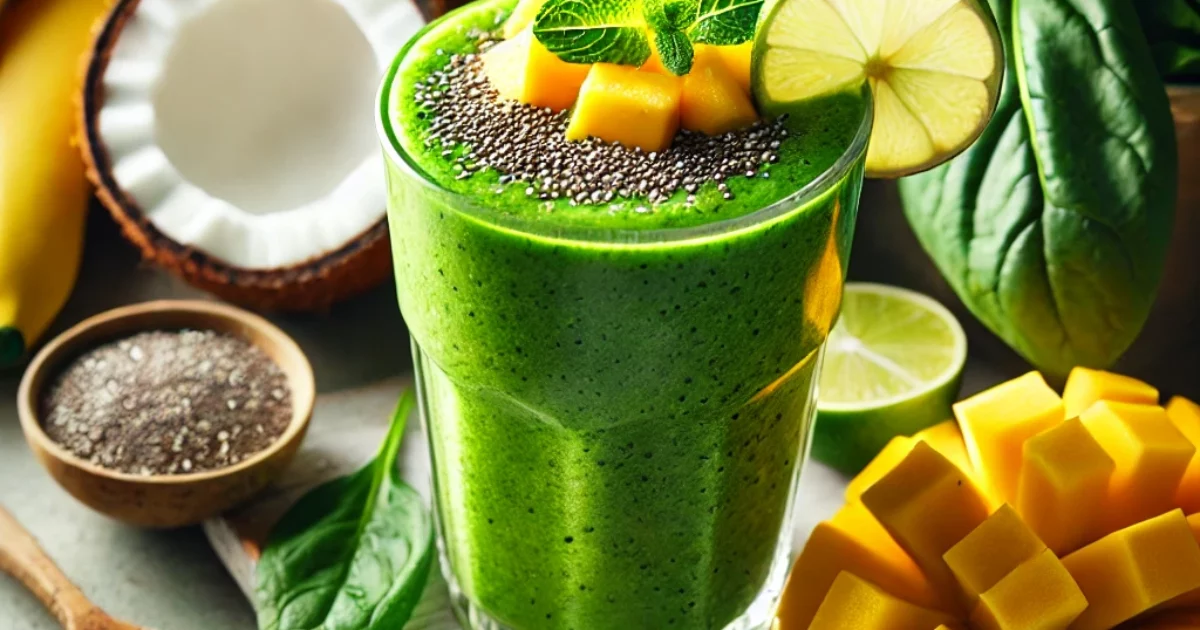 Detox Island Green Smoothie – Your Ultimate Cleanse in a Glass!