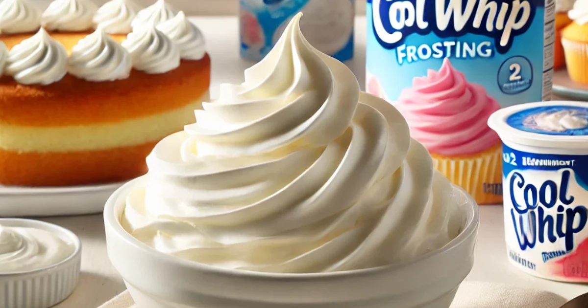 Easiest 2-Ingredient Cool Whip Frosting A Dessert Game-Changer!
