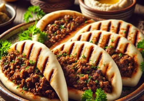 Flavorful Arayes with Ground Beef and Spices A Delicious Middle Eastern Street Food