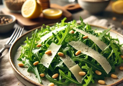 Fresh and Flavorful Rocket and Parmesan Salad