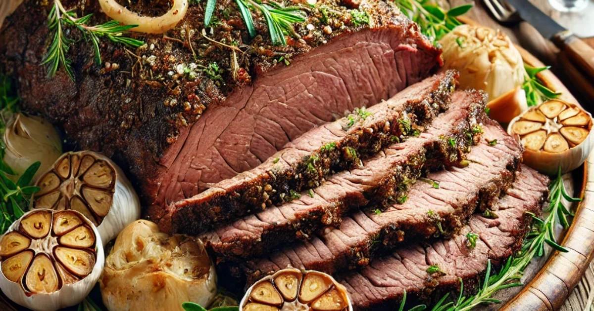 Garlic and Herb Marinated Brisket A Tender and Flavorful Feast