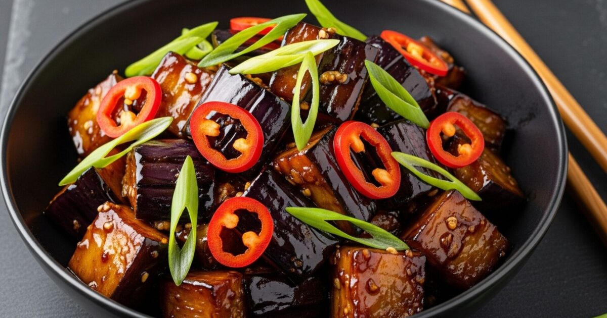 Chinese Eggplant with Garlic Sauce
