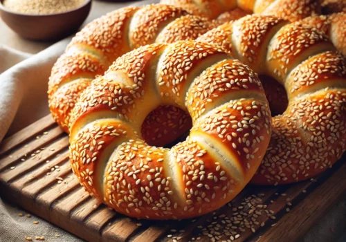 Golden Greek Sesame Bread Rings (Koulouri) The Perfect Crunchy Snack You Need to Try!