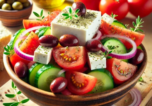 Greek Village Salad (Horiatiki) A Fresh and Flavorful Classic
