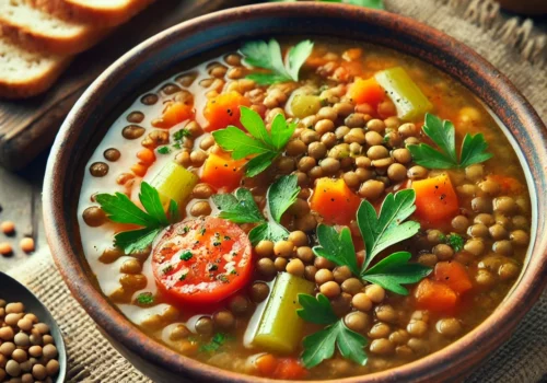Greek lentil soup