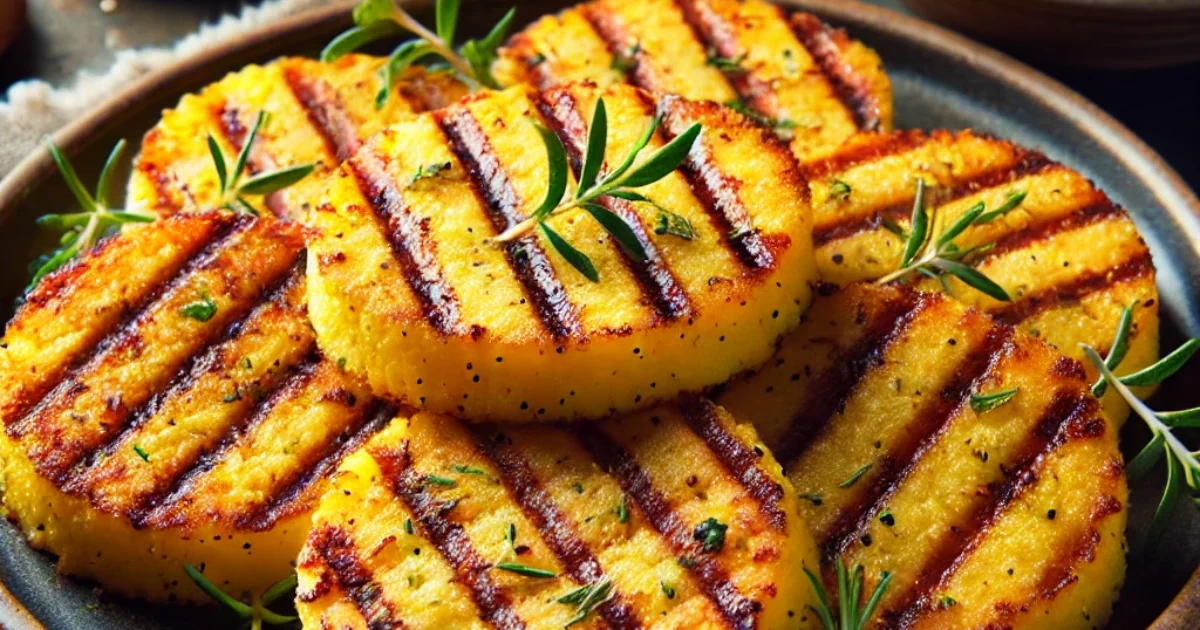 Grilled Polenta Cakes A Crispy and Savory Delight