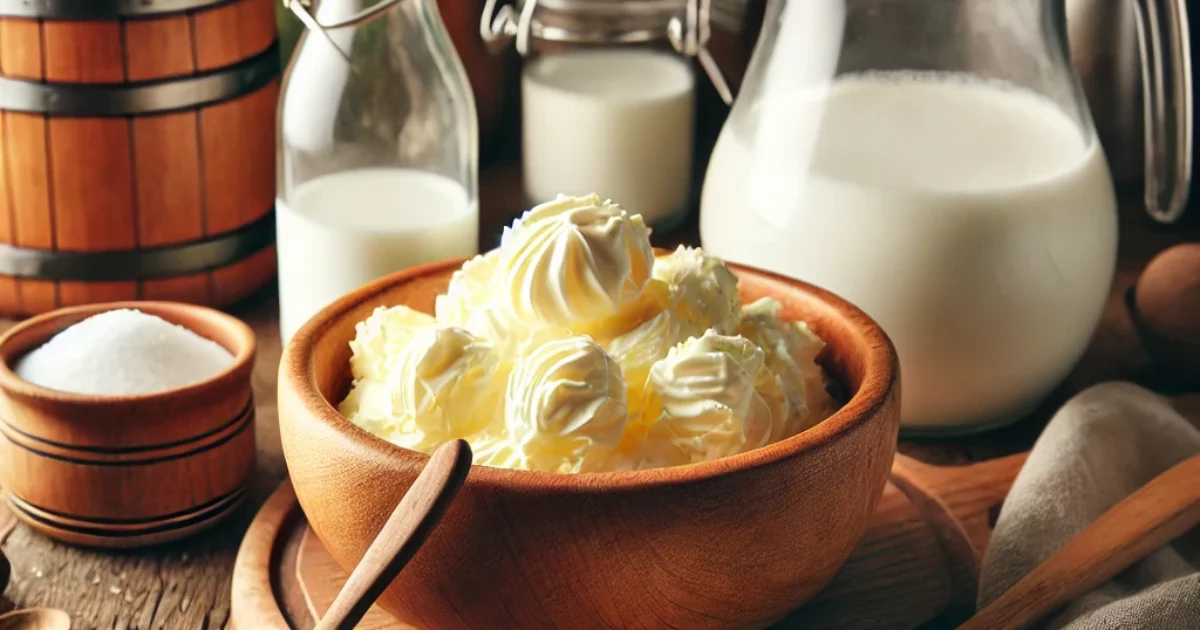 Homemade Butter from Fresh Milk A Simple and Delightful Process