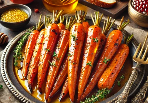 Honey-Glazed Roasted Carrots for Rosh Hashanah