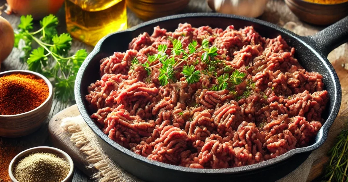 How to Season Ground Beef for Maximum Flavor