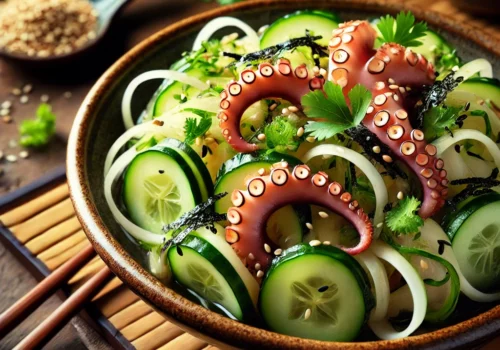Japanese Pickled Cucumber Salad with Octopus A Refreshing and Flavorful Delight