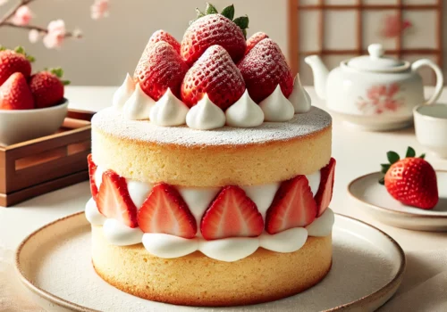 Japanese Strawberry Sponge Cake