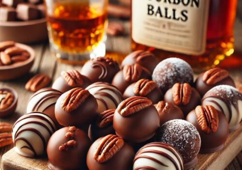 Kentucky Bourbon Balls Sweet, Boozy Confections with Chocolate and Pecans