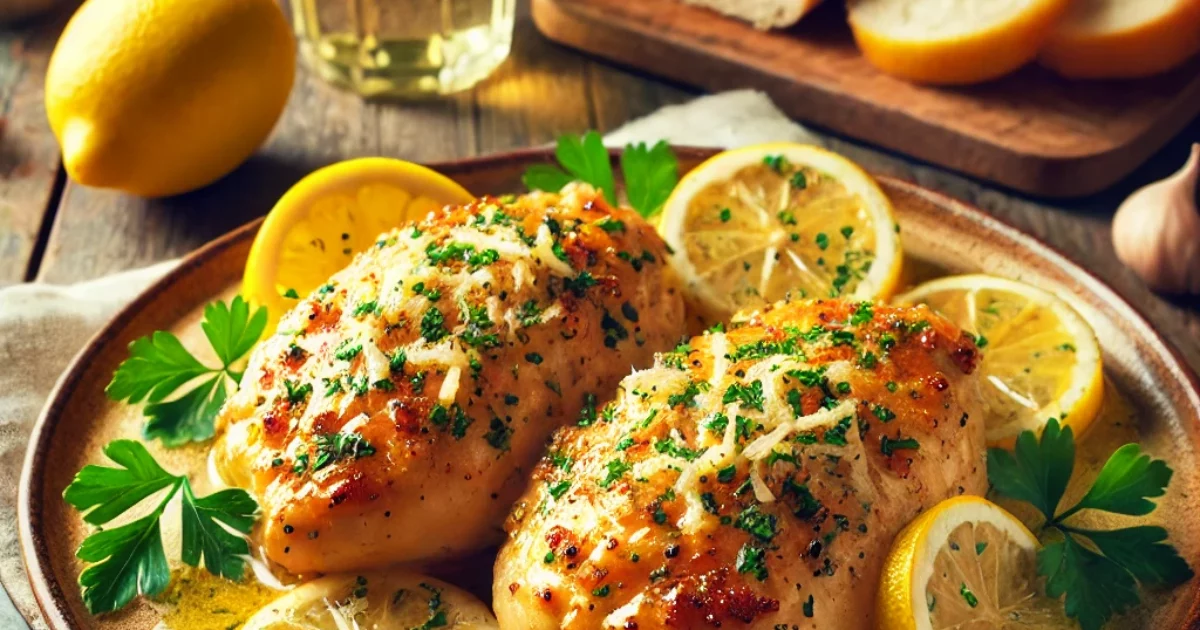 Lemon Garlic Parmesan Chicken A Flavorful and Easy-to-Make Dish