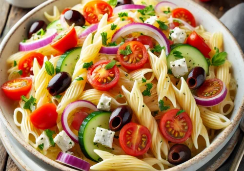 Light and Refreshing Angel Hair Pasta Salad