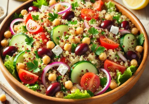 Mediterranean Quinoa Salad with Chickpeas A Healthy and Flavorful Dish