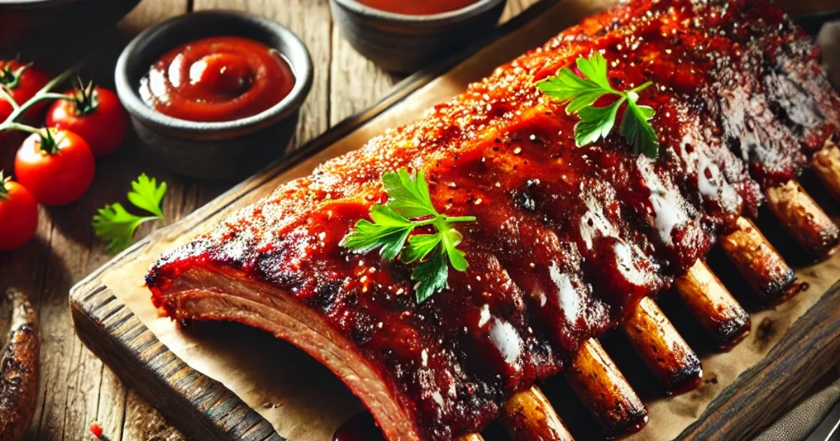Ninja Grill BBQ Ribs