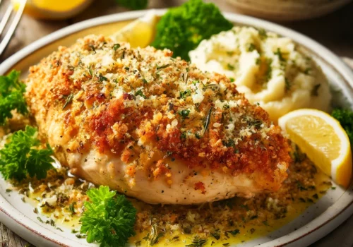 Parmesan Herb Crusted Chicken (Like Cheesecake Factory)