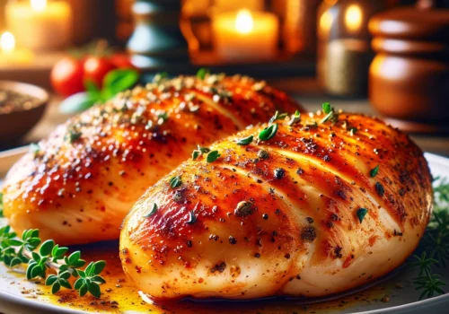 Perfectly Juicy Chicken Breast at 425