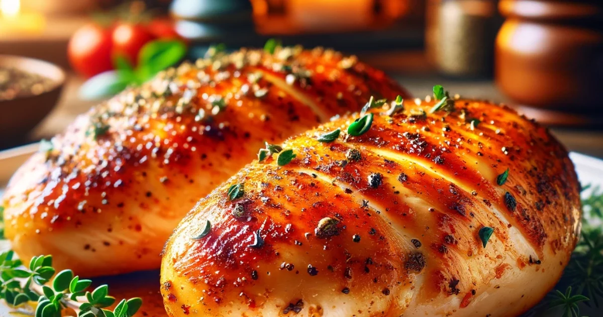 Perfectly Juicy Chicken Breast at 425