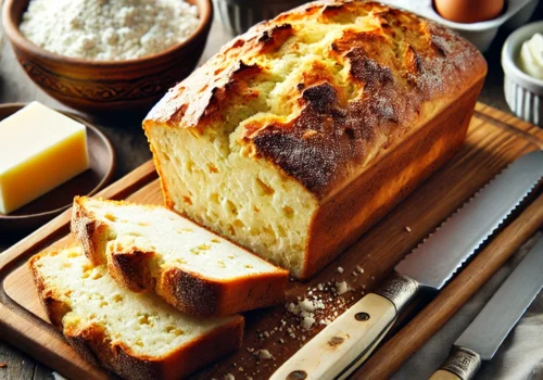 Quick and Easy 3-Ingredient Cottage Cheese Bread