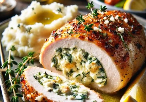 Ruth’s Chris-Inspired Stuffed Chicken Recipe A Delectable Take on Classic Elegance