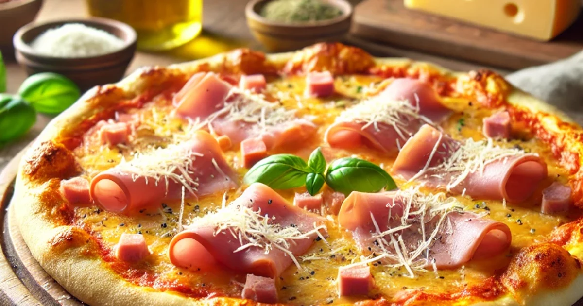 Savory Ham and Cheese Pizza