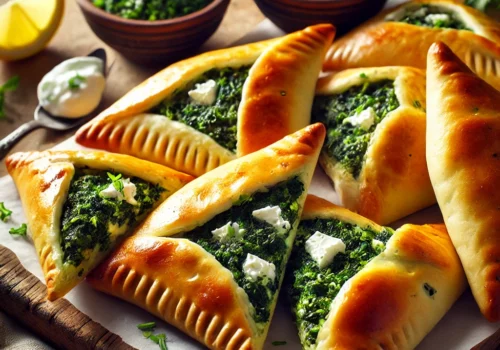 Savory Spinach and Feta Fatayer A Middle Eastern Delight