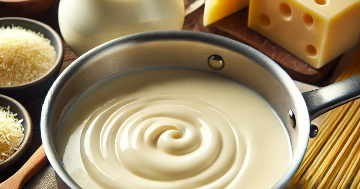 Simple 3-Ingredient Alfredo Sauce with Milk Easy and Delicious