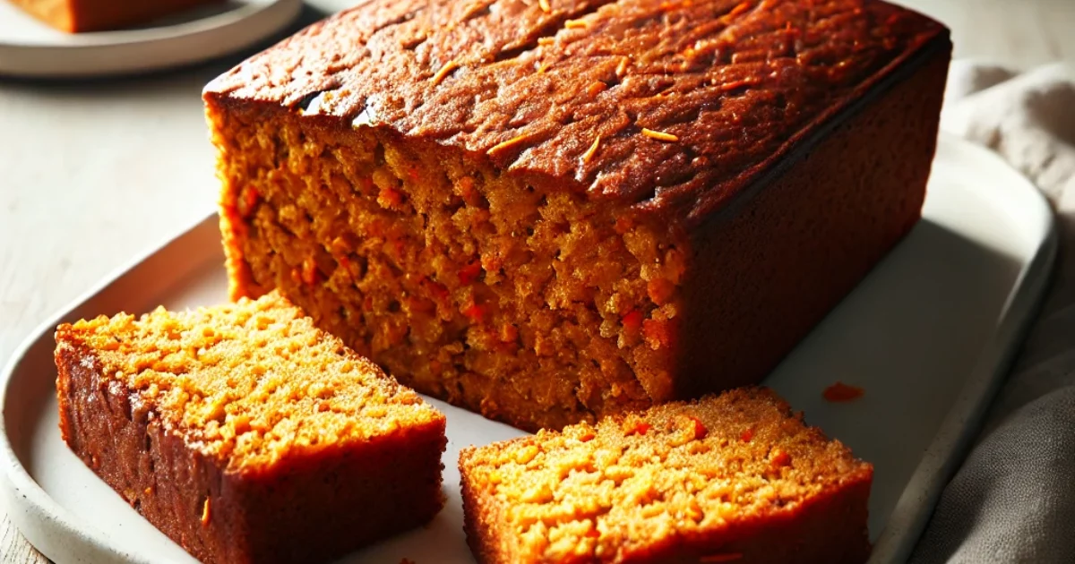 Simple 3-Ingredient Carrot Cake A Quick and Easy Treat