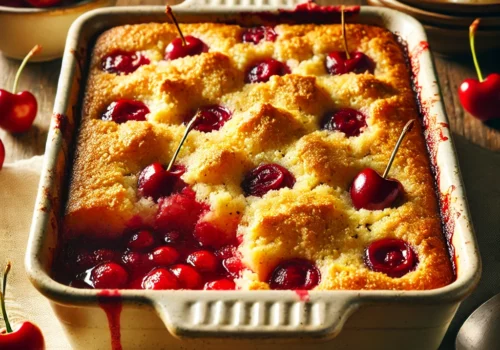 Simple and Delicious 3-Ingredient Cherry Dump Cake