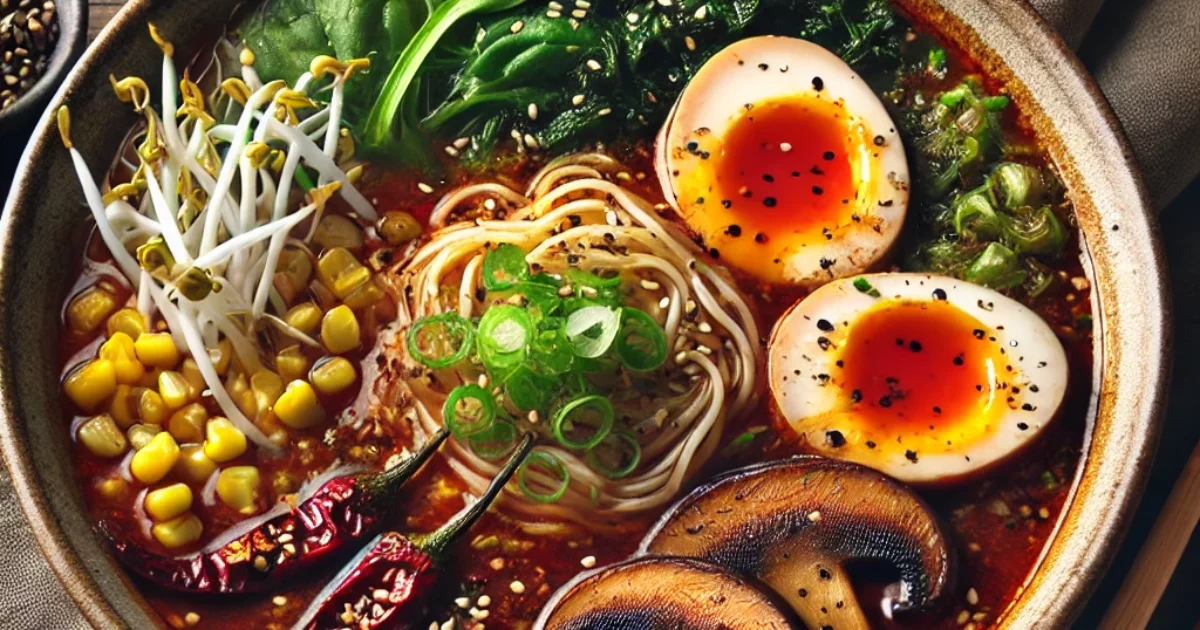 Spicy Umami Miso Ramen A Flavor-Packed Bowl of Comfort