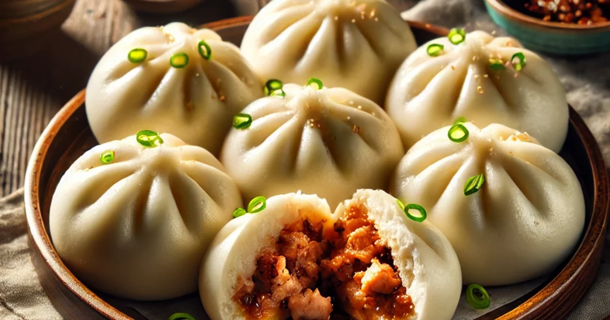 Steamed Buns (Baozi) with Savory Pork Filling A Delightful Chinese Classic