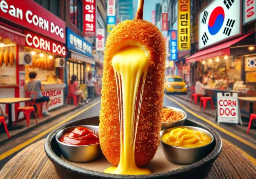 The Ultimate Korean Corn Dog with Irresistible Cheese Pull