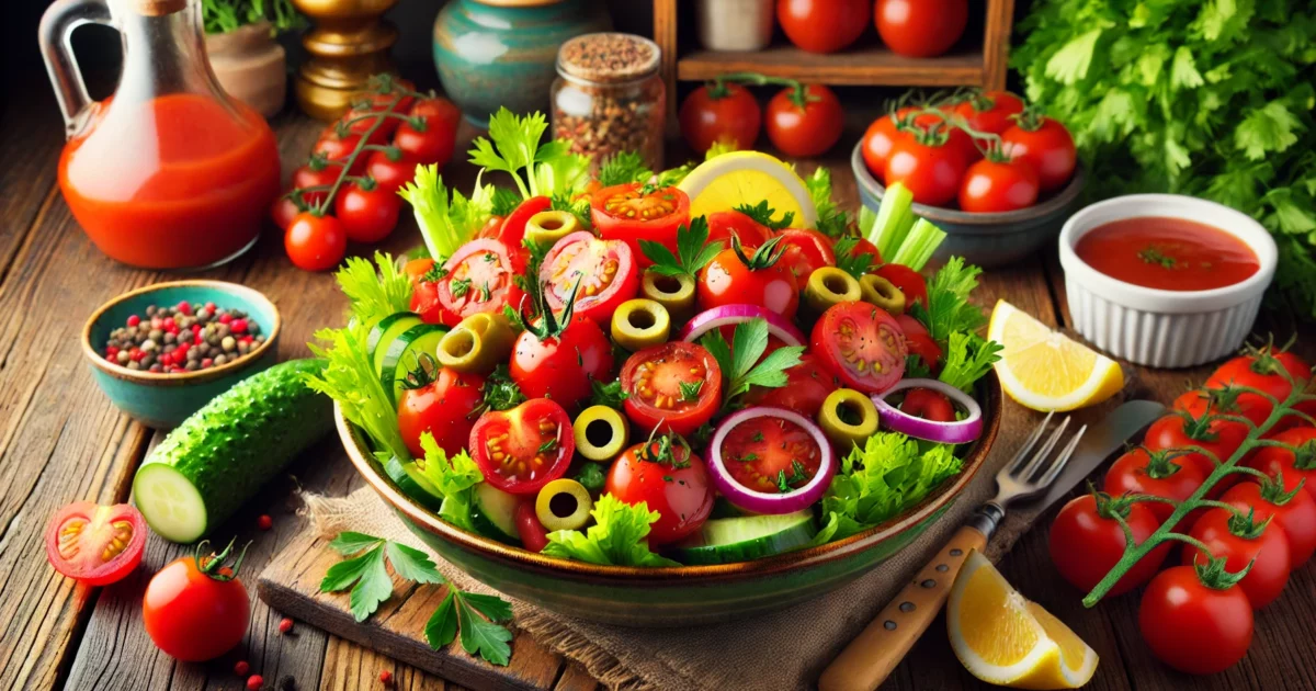 Zesty Bloody Mary Tomato Salad A Flavor Explosion in Every Bite