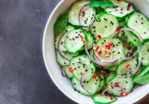 Din Tai Fung's cucumber salad