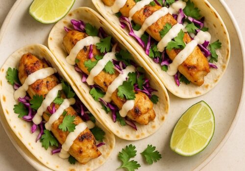 Lime Chicken Soft Tacos