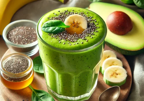 Avocado Banana Green Smoothie