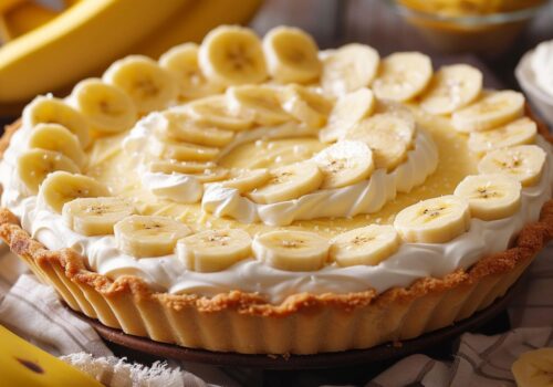 Healthy banana cream pie recipe
