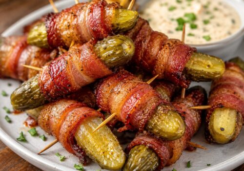 Bacon-Wrapped Pickles