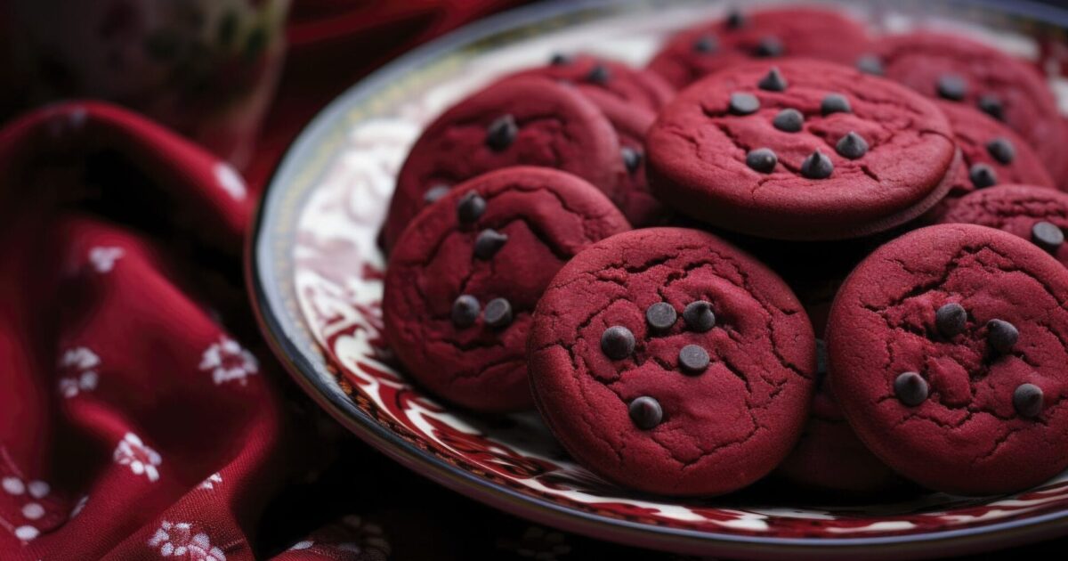 Red velvet cookies