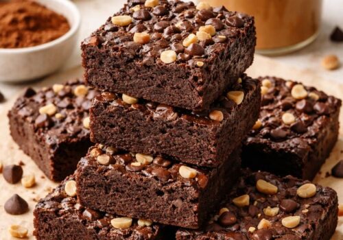 3-Ingredient Protein Brownies